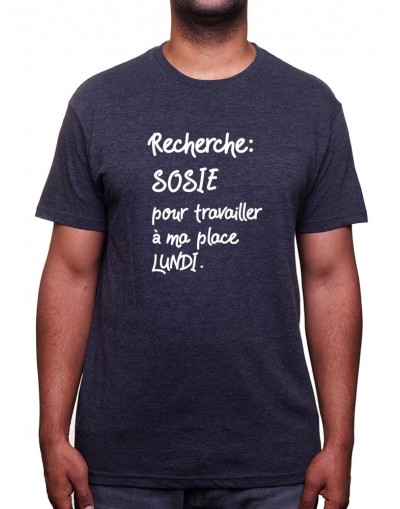 Recherche sosie pour Lundi - Tshirt Homme