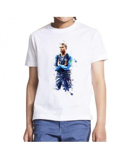 Mbappe cross arm - Tshirt foot Enfant Tshirt Homme Sport