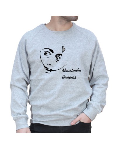 Moustache Gracias Dali - Sweat Homme