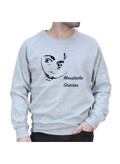 Moustache Gracias Dali - Sweat Homme