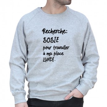 Recherche sosie pour Lundi - Sweat Homme