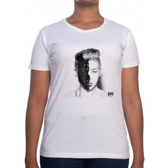 RAP MONSTER Art - Tshirt BTS Femme