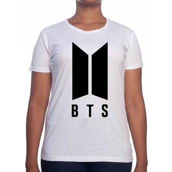 LOGO BTS - Tshirt BTS Femme