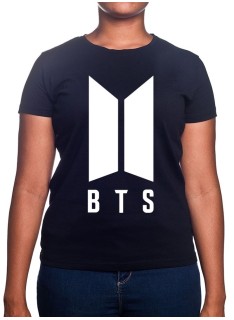 LOGO BTS - Tshirt BTS Femme