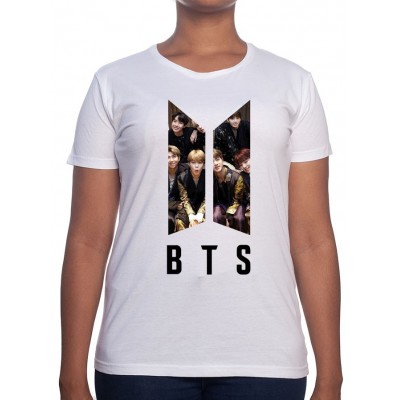 LOGO BTS ART - Tshirt BTS Femme