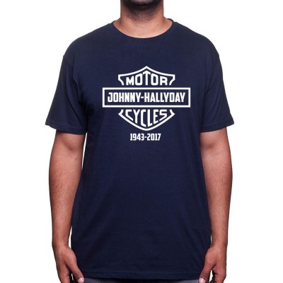 Harley - Tshirt Johnny Halliday Homme