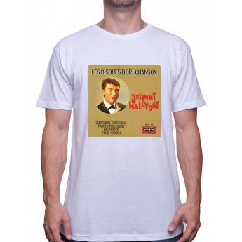 Vinyle - Tshirt Johnny Halliday Homme
