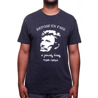 Repose en paix - Tshirt Johnny Halliday Homme