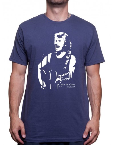 Que je t'aime - Tshirt Johnny Hallyday Homme