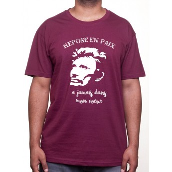 Repose en paix - Tshirt Johnny Halliday Homme