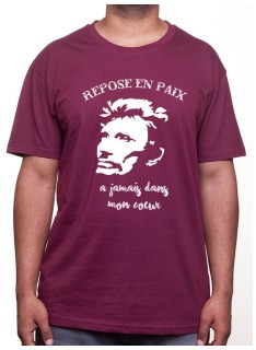 Repose en paix - Tshirt Johnny Halliday Homme