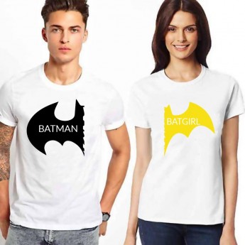 Tshirt Couple – Batman Batgirl– Shirtizz Couple