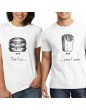Tshirt Couple – Fait l'un pour l'autre - Burger et Frite – Shirtizz Couple