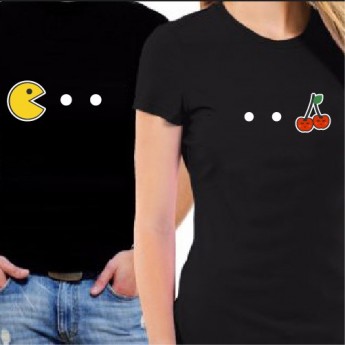 Pacman Duo ? Tshirt Duo pour Couple Couple