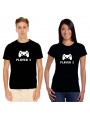 Tshirt Couple – Player 1 et 2  – Shirtizz