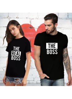 Tshirt Couple – The Boss and The Real Boss – Shirtizz Couple