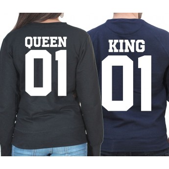 King & Queen ? Sweat Col Rond Duo Couple Sweat Col rond (Crewneck) Couple