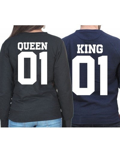 King & Queen ? Sweat Col Rond Duo Couple Sweat Col rond (Crewneck) Couple