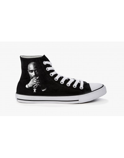 Sneakers 2 pac Noir et Blanc Black Sneakers Event