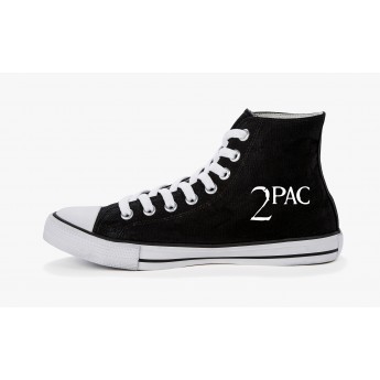 Sneakers 2 pac Noir et Blanc Black Sneakers Event