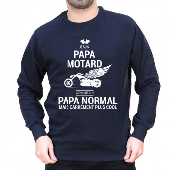 Papa Motard - Sweat col rond (Crewneck) Sweat Homme