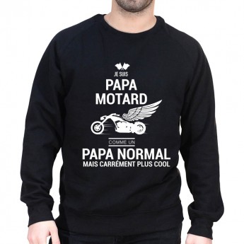 Papa Motard - Sweat col rond (Crewneck) Sweat Homme