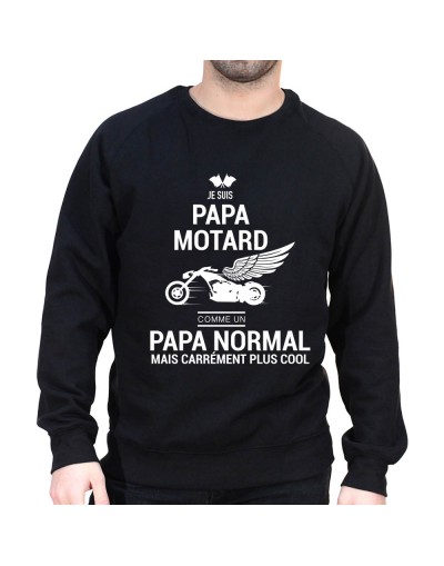 Papa Motard - Sweat col rond (Crewneck) Sweat Homme