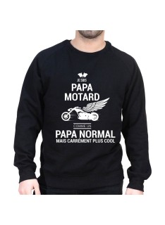 Papa Motard - Sweat col rond (Crewneck) Sweat Homme