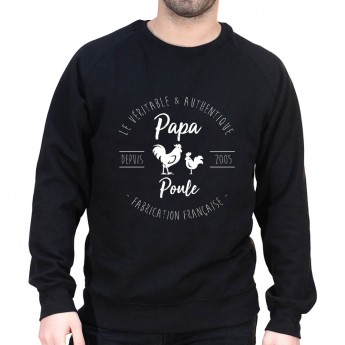 Papa Poule Fabrication Francaise - Sweat col rond (Crewneck) Sweat Homme