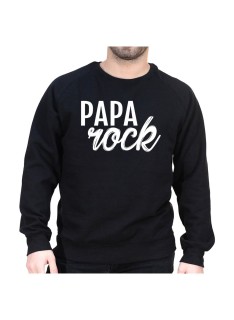 Papa Rock - Sweat col rond (Crewneck) Sweat Homme