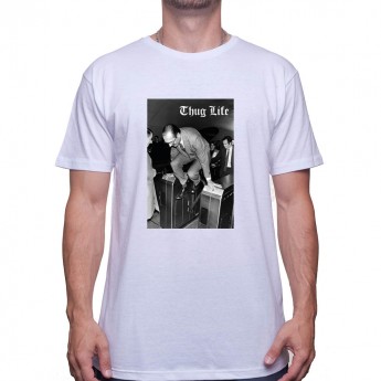 Jacques Chirac MÈtro Thug LIFE T-shirt Homme