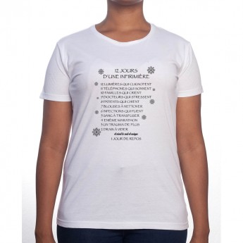 12 Jours avec une infirmiere - Tshirt Femme Infirmière Tshirt femme Infirmière