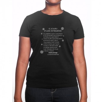 12 Jours avec une infirmiere - Tshirt Femme Infirmière Tshirt femme Infirmière