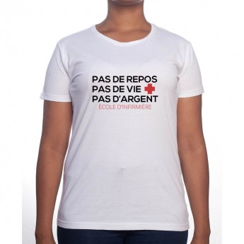 No sleep no life no money - Tshirt Femme Infirmière Tshirt femme Infirmière