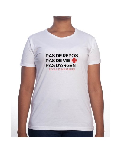 No sleep no life no money - Tshirt Femme Infirmière Tshirt femme Infirmière