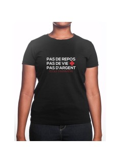 No sleep no life no money - Tshirt Femme Infirmière Tshirt femme Infirmière