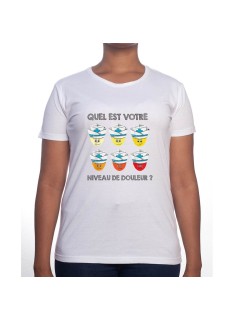 Quel est ton niveau de douleur - Tshirt Femme Infirmière Tshirt femme Infirmière