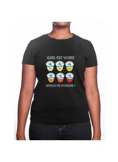 Quel est ton niveau de douleur - Tshirt Femme Infirmière Tshirt femme Infirmière