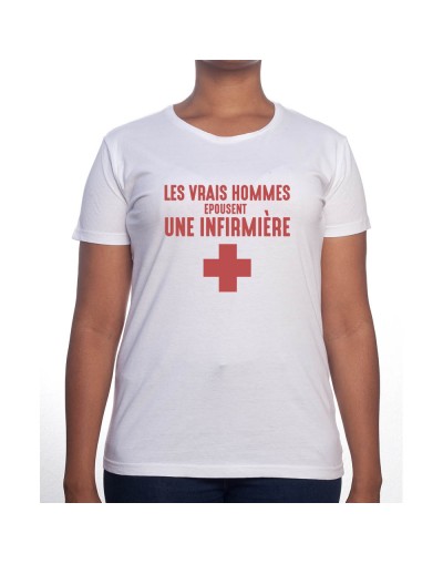 Vrais hommes marient une infirmière - Tshirt Femme Infirmière Tshirt femme Infirmière