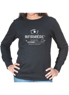 Infirmiere in progress - Sweat Femme Infirmière Sweat crewneck femme Infirmière