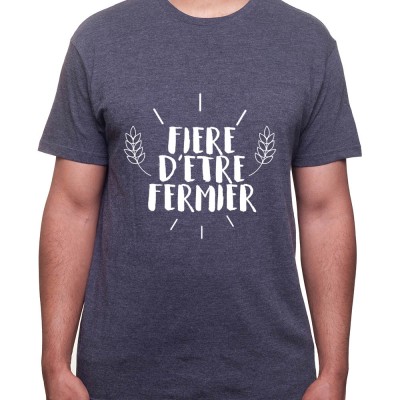 Fiere d'etre Agriculteur - Tshirt Homme Agriculteur T-shirt Homme