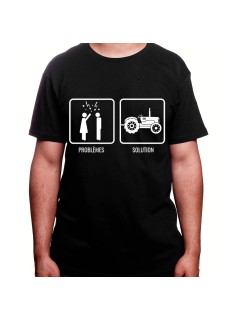 Problem Re?solu - Tshirt Homme Agriculteur T-shirt Homme