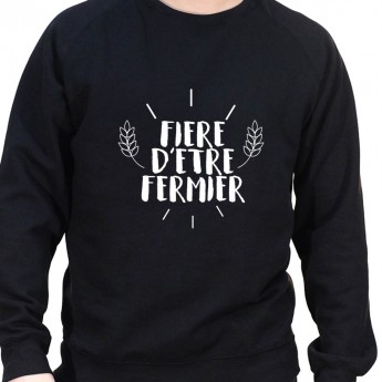 Fiere d'etre Agriculteur - Sweat Crewneck Homme Agriculteur Sweat Homme agriculteur