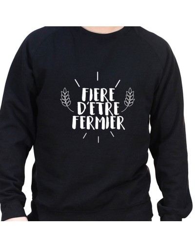 Fiere d'etre Agriculteur - Sweat Crewneck Homme Agriculteur Sweat Homme agriculteur