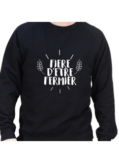 Fiere d'etre Agriculteur - Sweat Crewneck Homme Agriculteur Sweat Homme agriculteur