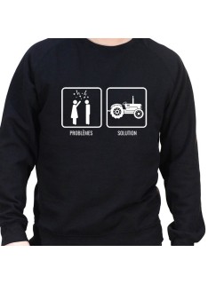 Problem Re?solu - Sweat Crewneck Homme Agriculteur Sweat Homme agriculteur