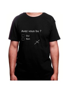 Avez vous bu – Tshirt Homme Alcool Tshirt Homme Alcool