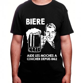 Biere aide les moches a baiser depuis 1856 – Tshirt Homme Alcool Tshirt Homme Alcool