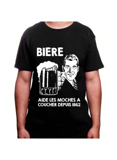 Biere aide les moches a baiser depuis 1856 – Tshirt Homme Alcool Tshirt Homme Alcool