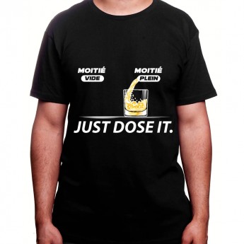 Just dose it – Tshirt Homme Alcool Tshirt Homme Alcool